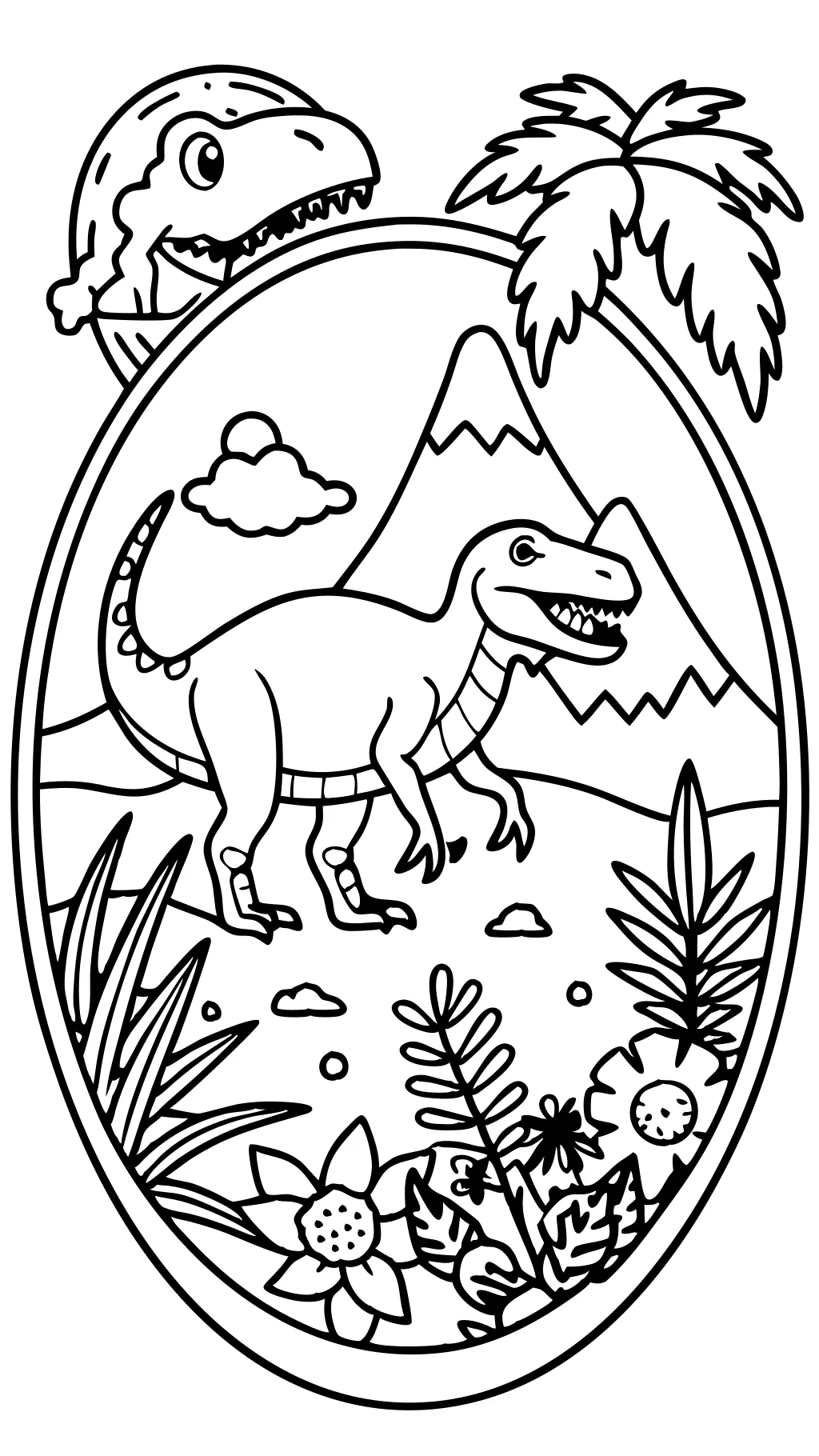 Páginas para colorear Jurassic Park